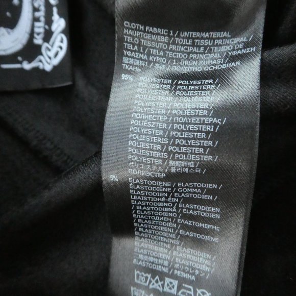 VeLVeT Killstar Black Hippie Pants Flare Bell Bottoms Pullon Elastic Waist XS - Picture 5 of 6